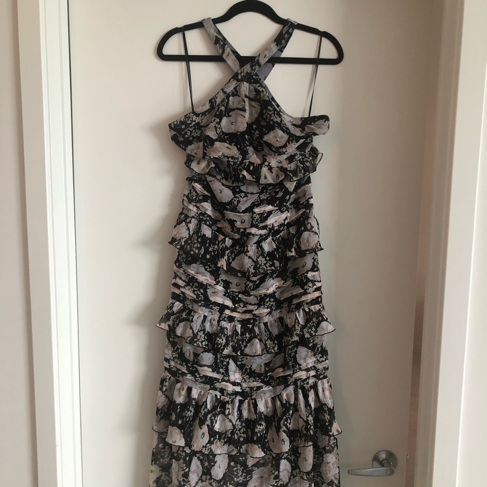 NWT Ruffle Floral Dress, Chelsea28/Olivia Palermo